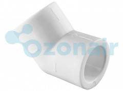 Угольник TEBO бел. PP-R 45 град. 25 (50/400), арт. 030033203