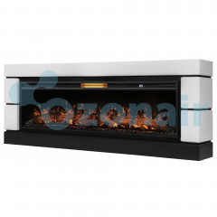 Каминокомплект: Очаг Royal Thermo Aurora RTFP/P-AR60LS, портал Moderno 60, белый