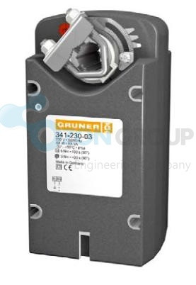 Gruner 341C-024D-03 электропривод с возвр. Пружиной