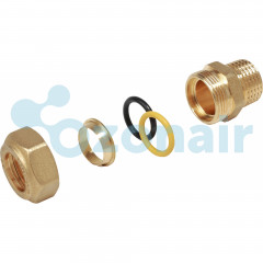 Фитинг прямой Giacomini НР 1"x28, R180MY128