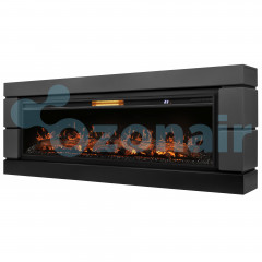 Каминокомплект: Очаг Royal Thermo Aurora RTFP/P-AR60LS, портал Moderno 60, графит