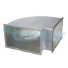 Отвод 90 500х300 (0,7) R50*50 (20 шина) прямоугольный из оцинкованной стали