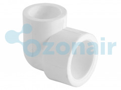 Угольник TEBO бел. PP-R 90 град. вн./вн. переходный 32/25 (25/225), арт. 030031103