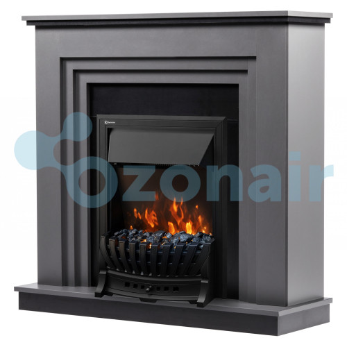 Каминокомплект: Очаг Electrolux Classic EFP/P-1020LS, портал Grado Classic графит, черный