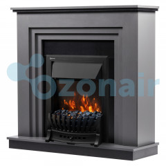 Каминокомплект: Очаг Electrolux Classic EFP/P-1020LS, портал Grado Classic графит, черный