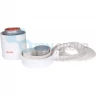 ROMMER RCA-6010-240100 Начальный участок вертикальный коакс. 60/100 (Bosch, Buderus, Navien S/C/E, Baxi ECO Nova/Classic, Baltur, Лемакс, Fondital ) в комплекте фланец