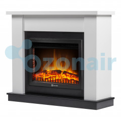 Каминокомплект: Очаг Electrolux EFP/P-2520LS, портал Canto 25 белый