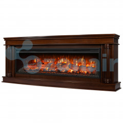 Каминокомплект: Очаг Royal Thermo Aurora RTFP/P-AR60LS, портал Olympia 60 CO, канадский дуб