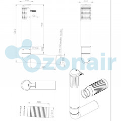ROSS-200/210 черный 790382, дефлектор