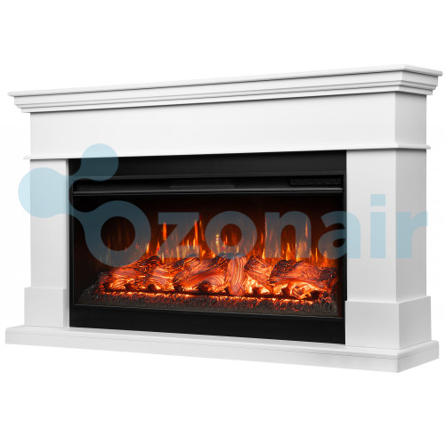 Каминокомплект: Очаг Royal Thermo Aurora RTFP/P-AR40LS, портал California 40, белый