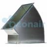 Отвод 45 600х350 (0,7) R100 (20 шина) прямоугольный из оцинкованной стали