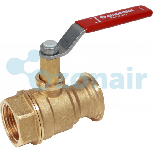 Кран шаровой Giacomini с рычажной ручкой 1 1/4"F x 2", R285LY003